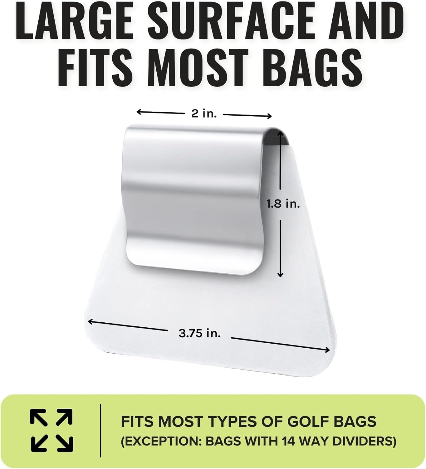 - Steel Hub for Golf Magnet Accessories - Metal Attachment for Golf Bag Magnet Products - Easily Access Magnetic Golf Accessories from Your Golf Bag