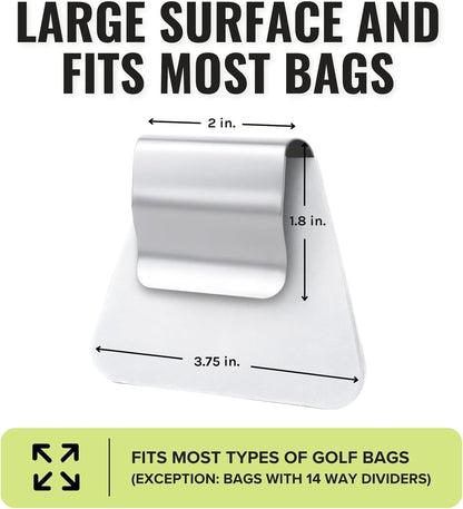 - Steel Hub for Golf Magnet Accessories - Metal Attachment for Golf Bag Magnet Products - Easily Access Magnetic Golf Accessories from Your Golf Bag