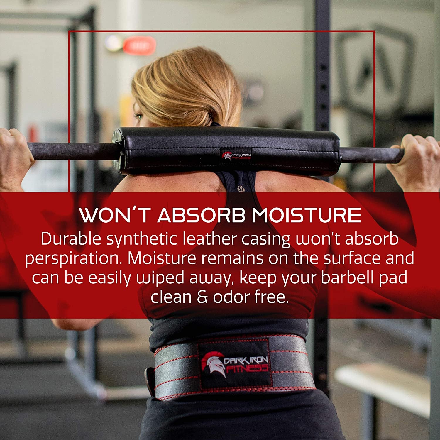 Barbell Pad - Extra Thick Padding for Weight Training, Squatting, Hip Thrusts Exercise Bar Protection & Support